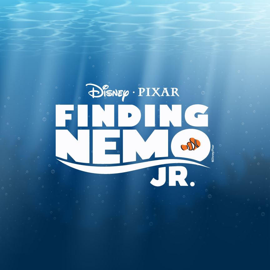 Logo reading Disney Pixar Finding Nemo Jr.