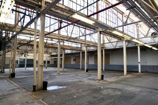 Photo of old McGill Factory interior